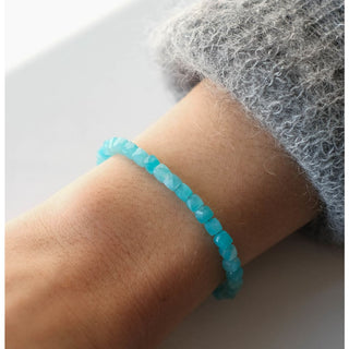 Bracelet Océane Cube - Amazonite