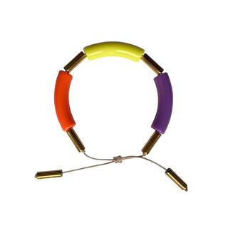BRACELET TULUM - Orange / jaune / violet