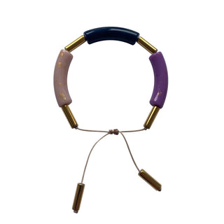 BRACELET TULUM - Parme / bleu marine / violet