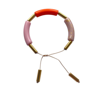 BRACELET TULUM - Rose / orange / vieux rose