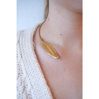 Collier Jonc Plume