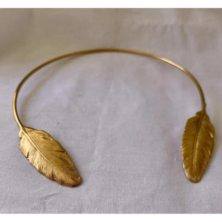 Collier Jonc Plume - collier