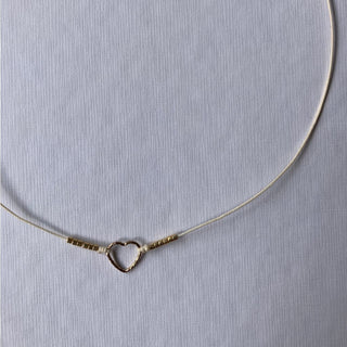 Collier ras de cou Coeur